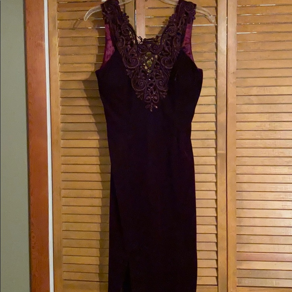 Velvet gown